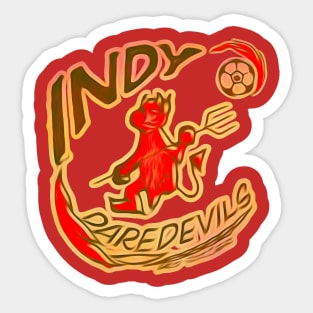 Indianapolis Daredevils Soccer Sticker